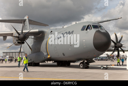 Schoenefeld, Germany, an Airbus A400M at ILA 2012 Stock Photo