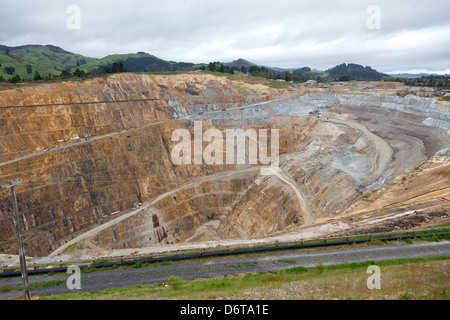 Martha mine in Waihi, Northern island,New Zealand Stock Photo