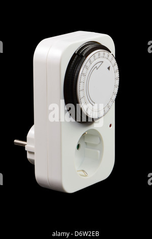 Power socket with timer switch Stock Photo - Alamy
