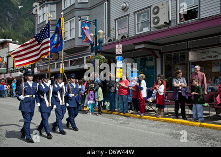 4th July parade. Juneau. Alaska. USA Stock Photo