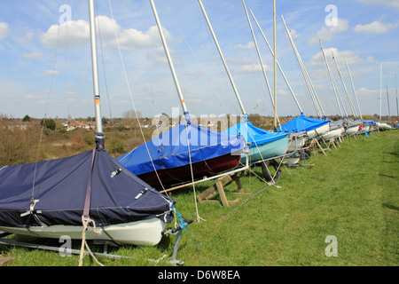 Island Barn Reservoir sailing club, West Molesey, Surrey England UK Stock Photo