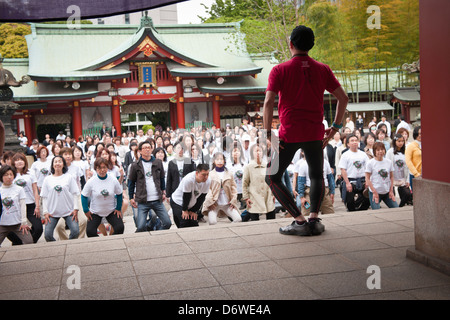 Duke's Walk gathering at Hie Jinja temple, Tokyo, May, 2011 Stock Photo