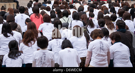 Duke's Walk gathering at Hie Jinja temple, Tokyo, May, 2011 Stock Photo