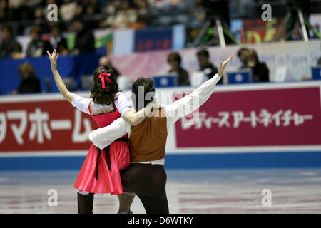 Cathy Reed &  Chris Reed (JPN), APRIL 11, 2013 - Figure Skating : the short dance during the ISU World Team Trophy 2013 in Tokyo, Japan. (Photo by Koji Aoki/AFLO SPORT) Stock Photo