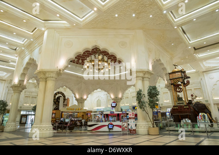 India Court atrium at Ibn Battuta shopping mall in Dubai United Arab Emirates Stock Photo