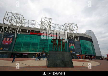 Manchester United stadium in Old Trafford. Stock Photo