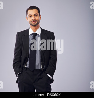 Portrait of a young executive in business suit Stock Photo