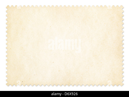 Postage stamp frame isolated. Clipping path is included.