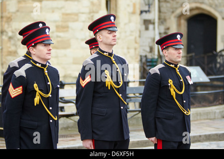 Tower of London England UK Honourable Artillery Company in uniform ...