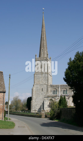 St John Evangelist church spire  Cambridge Gloucestershire England UK Stock Photo