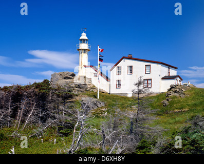 Cape Forchu Light house near Yarmouth;Canada;Nova Scotia;East Coast;Maritime; Stock Photo