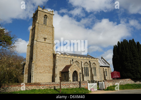 The Parish Church of St Helen, Ranworth, Norfolk, England, UK Stock Photo