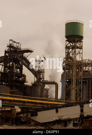 Steel factory industry Stock Photo