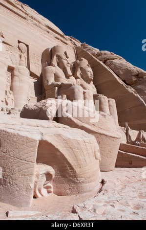 Abu Simbel Archeological Site Egypt Stock Photo