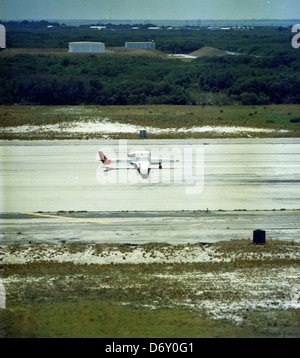 This photograph captures the Ryan aircraft used for the Apollo program ...