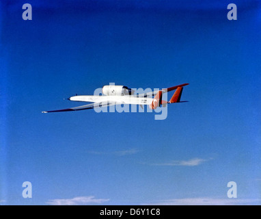 This USAF photo features a Compass Cope reconnaissance drone, developed ...