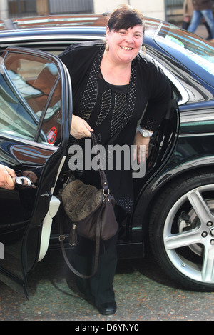 Mary Byrne outside the ITV Studios London, England - 05.03.12 Stock Photo