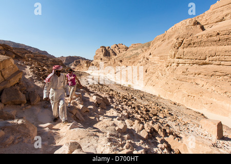 Family holiday destination: Dahab, near the Red Sea in Egypt (Sinai) Stock Photo