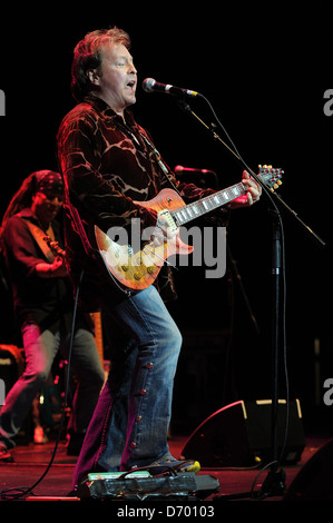 Rick Derringer performs during Hippiefest 2011 at the Seminole Hard Rock Hotel and Casino Hollywood, Florida - 28.08.11 Stock Photo