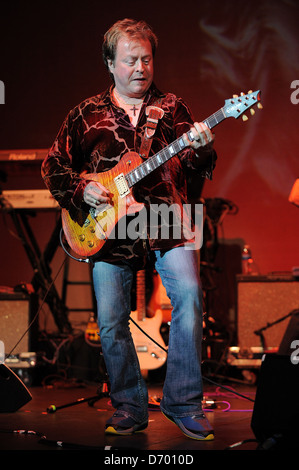 Rick Derringer performs during Hippiefest 2011 at the Seminole Hard Rock Hotel and Casino Hollywood, Florida - 28.08.11 Stock Photo