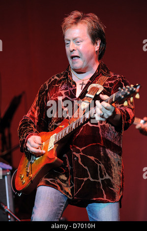 Rick Derringer performs during Hippiefest 2011 at the Seminole Hard Rock Hotel and Casino Hollywood, Florida - 28.08.11 Stock Photo