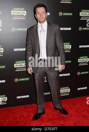 Mark Wahlberg 'Contraband' Irish premiere at The Savoy - Arrivals Dublin, Ireland - 24.02.12 Stock Photo