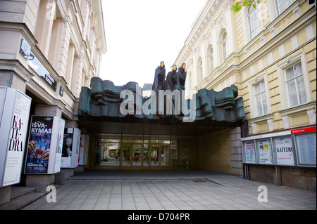 Lithuanian National Drama Theater in Vilnius, Lithuania Stock Photo