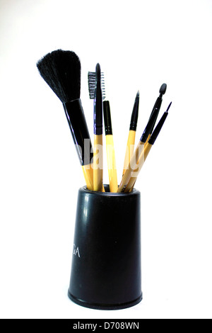 make-up brush set Stock Photo