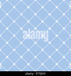 illustration of a seamless flower pattern wallpaper. Stock Photo