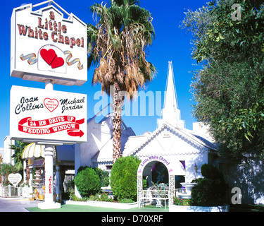 The Little White Chapel, Las Vegas, Nevada Stock Photo