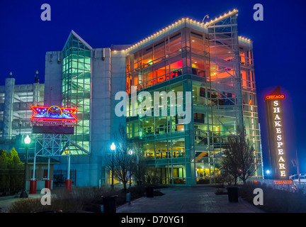 The Chicago Shakespeare theater at Chicago's Navy pier Stock Photo