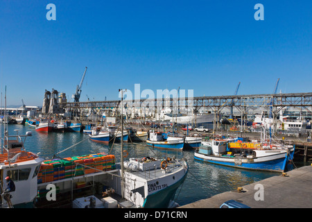 Boats in the harbor, Cape Town, South Africa Stock Photo