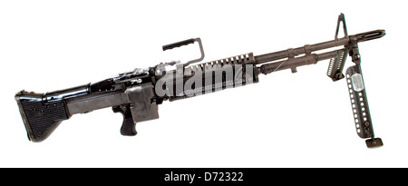 M60 Medium Machine Gun Stock Photo