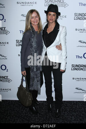 FRANCESCA GREGORINI & BARBARA BACH EMANUEL AND THE TRUTH ABOUT FISHES. INTERNATIONAL PREMIERE AT THE SUNDANCE LONDON FILM AND MU Stock Photo