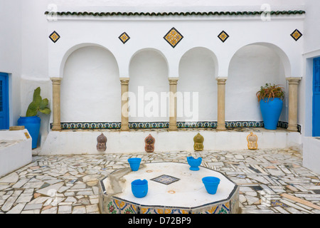 Traditional house, Sidi Bou Said, Tunis, Tunisia Stock Photo