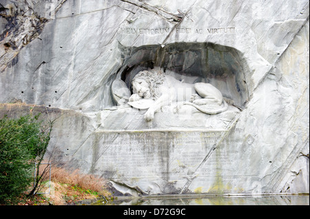 Lion of Lucerne Stock Photo