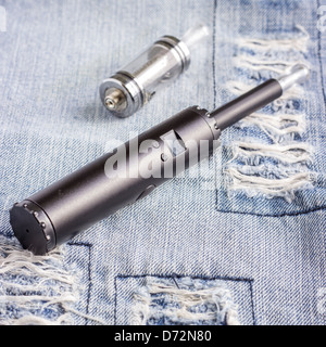 electronic cigarette battery holder ,close up Stock Photo