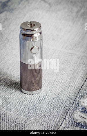 electronic cigarette battery holder ,close up Stock Photo