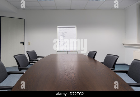 Empty conference room in office building Stock Photo