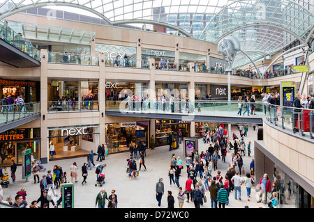 The new (as of 2013) Trinity Leeds shopping centre, Leeds, West Yorkshire, UK Stock Photo