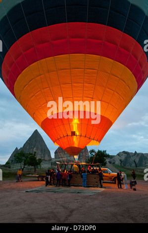 Hot Air Balloon Taking Off, Cappodocia, Nevsehir, Turkey