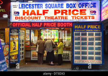 London, United Kingdom, Leicester Square Box Office, Ticket Sales Stock Photo