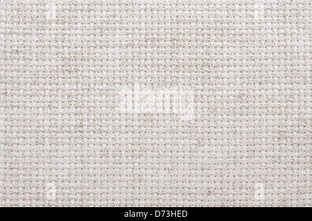 Embroidery canvas. Fabric textured closeup. May be used as background. Stock Photo