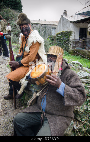 Pagan, rights of spring, festival held in the village of Nedousa, in the Taygetos mountains, Messinia, Peloponnese, Greece