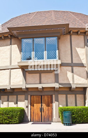 The Old Globe Theater in Balboa Park San Diego California which was  designed by Richard Requa, built in 1935, rebuilt post-1978 Stock Photo