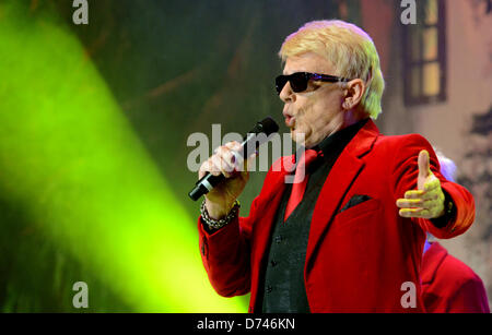 German singer Heino performs on stage of the event Spring Festival 2013 - Show business legends and stars' in Grefrath, Germany, 28 April 2013. Photo: HORST OSSINGER Stock Photo