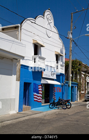 Puerto Plata, Dominican Republic, a fitness center in downtown Stock Photo