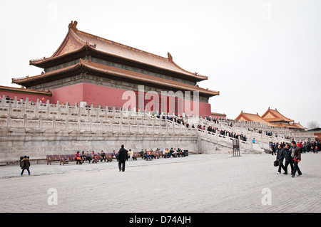 The Hall of Preserving Harmony (Baohedian) in Forbidden City, Beijing, China Stock Photo