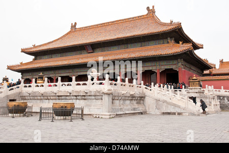 Palace of Heavenly Purity (Qianqinggong) in Forbidden City, Beijing, China Stock Photo