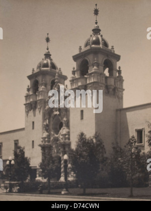 Foreign and Domestic Industries Building (Panama-California Exposition) Stock Photo